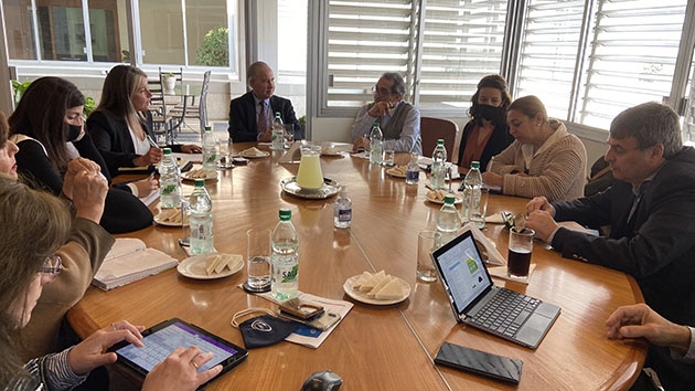 Encuentro de trabajo con autoridades del LATU